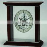 Pearl Quartz Skeleton Desk Clock PC048-5000-1