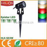 ce Rohs 12v/110v/220v Ip65 Waterproof 3w Led Garden Spike Light thumbnail-1