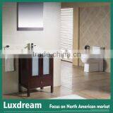 Dark Cherry Undermount Ceramic Wash Basin Bath Furniture