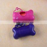 Pet Dog Bone Shape Dispenser Box Garbage Waste Bag Carrier Holder Case thumbnail-2