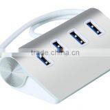 New!!! Hot Product Aluminum Casing NEW High- Speed USB 3.1 Type C Change to 4 Ports USB 3.0 HUB