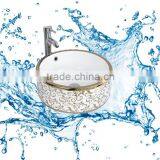 Artificial Bathroom Porcelain Home Garden Wash Color Basins With Cabin thumbnail-4