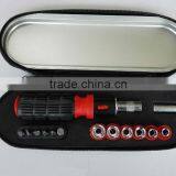 15pcs Mini Gift Tin Box EVA Tray Tool Set, Socket, Bit Tool Set thumbnail-3