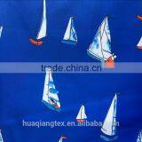 Sailboat Print Imitation Memory Fabric for Jacket Cotton-padded Jacket thumbnail-5