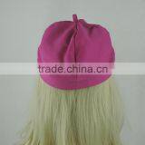 Special Design Plum Red Bowler Hats Cosplay Performance Cap thumbnail-6