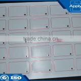 3*8 ,4*8,5*5 RFID Inlay 125KHz / 13.56MHz/UHF Pvc Sheet 0.4/0.45/0.5MM Thichness From DongGuang