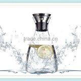 Borosilicate Double Wall Tea Glass Bottle Heat-resistant Double Wall Glass Pitcher With High Quality thumbnail-1