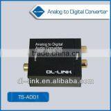 TS-AD01 Analog to Digital Optical Coaxial Audio Converter Adapter With RCA Input Toslink Output thumbnail-5