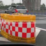 Plastic road barrier