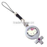 Fashion Metal Hello Cat Cell Phone Charm thumbnail-1