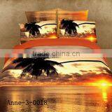 100%cotton 3D Reactive Printed Landscape Series Bedding Set
