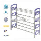 2014 Natural high quality commercial home metal shoe racks