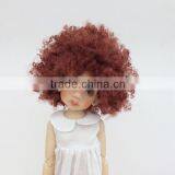 Wholesale Short Brown Kinky Curly Wig for American Girl Doll thumbnail-1