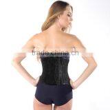 Charmian Women's 26 Spiral Steel Bones Denim Waist Cincher Body Shaper Corset thumbnail-4