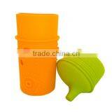 Made in China Creative Glass Water Bottle With Silicone Sleeve,silicone Bottle Sleeve thumbnail-2