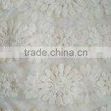 Chain Stitch Garment Embroidery Fabric of Dyeable Thread