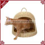 S&D Pet Accessories Handmade Lovely Sofa Shaped Rattan Dog Bed Pet Bed thumbnail-5