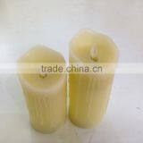 Flameless Dripping Moving Wick Led Candles With Remote Control Led Dancing Wick Candles With Timer thumbnail-5