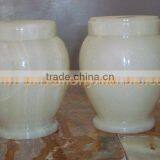 HOT SALE CHEAP PRICE WHITE ONYX URNS thumbnail-5