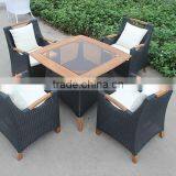 Modern Outdoor Furniture Rattan Dining Set Resturant Furniture For Sell thumbnail-5