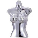 Plastic Electroplating Female Torso Mannequin Display For Sale With Arms thumbnail-1