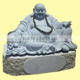 Small Marble Art Craft of Laughing Buddha Statue thumbnail-1