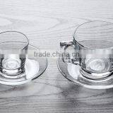 Glass Tea Cup and Saucer Wholesale Turkish Coffee Set Coffee Gift Set thumbnail-6