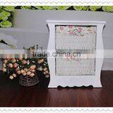 Unique New Design Decorative Antique Unfinished Wooden Cabinet With Basket Drawers thumbnail-3