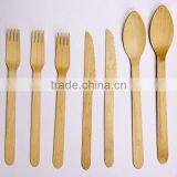 Cheap Food- Grade Biodegradable Birch Wood Cutlery Disposable Wood Spoon Knife and Fork thumbnail-5