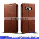 RGKNSE PU+PC Leather Flip Case for Samsung Galaxy S8 Cases Wallet Leather Cover thumbnail-6