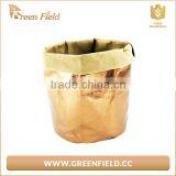 Golden Washable Bag Rolled Packing, Sack Metallic Color Keeper in Kraft thumbnail-1