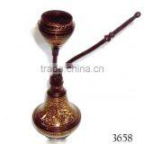 Decorative Brass Hookah, Hookah Pipe, Arabic Hookah, Decorative Metal Hookah thumbnail-1