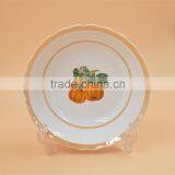 High quality ceramic porcelain dinner plate dish