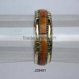 Brass and Resin Mosaic Bracelets thumbnail-1