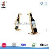 Chinese Supplier Wooden Single Bottles Cute Animal Home Bar Pub Decoration Wine Rack thumbnail-3