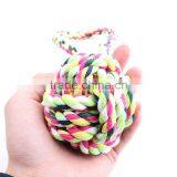 Cotton Rope Pet Single Shot/Hand Type Pet Dog Cotton Tetherball Cotton Rope Toy Ball thumbnail-2