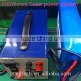 12V LiFePO4 Battery With 600W Mini Solar Lithium Power System Price for Camping Lighting