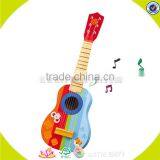 Wholesale Toy Musical Instrument Wooden Toddler Guitar Lovely Pink Wooden Toddler Guitar W07H021 thumbnail-6