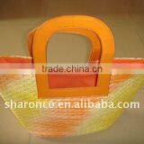 Women's Hand Bag From Paper Rope With Linging thumbnail-1