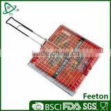 Wire Grill Basket With Chrome Plated thumbnail-1