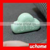 UCHOME Cloud Shape Alarm Clock/Desk Digital Jumbo LED Plastic Clock Vintage Table Plastic Alarm Clock thumbnail-4