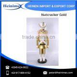 Decorative Nutcracker Gold Statue - Perfect Gift Option thumbnail-4