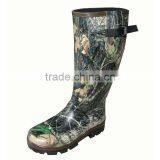 Waterproof Camo Neoprene Hunting Boots, Camouflage Rubber Hunting Boots thumbnail-1