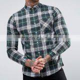 Wholesale Men's Custom Casual Plaids Shirt