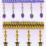 Colorful Beaded Lace Trim