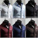MOQ 5PCS Hot Style Latest Fashion Designs Shirt for Man Slim Fit Casual Man Shirt thumbnail-1