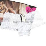 Sexy Hot Selling Underwear Transparent Lace Women Boyshorts Factory Lingerie thumbnail-6