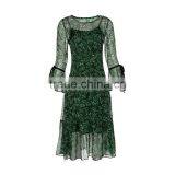 Feeling Girl Dress African Print Designs Pakistani Chiffon Dress thumbnail-5