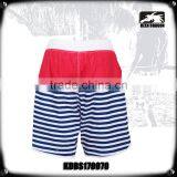 Cotton Stripes Digital Print Mens Swimsuits With Full Mesh Lining thumbnail-3