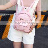 2017 Hot Sale New Design Wholesale Price Girls Leather School Backpack thumbnail-6